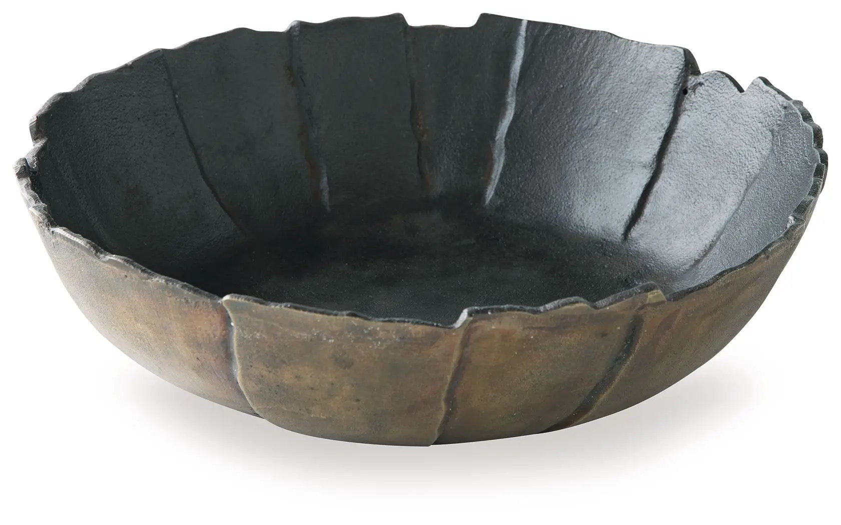 Aidman - Bowl - Black / Antique Gold Finish by Unique Piece Furniture