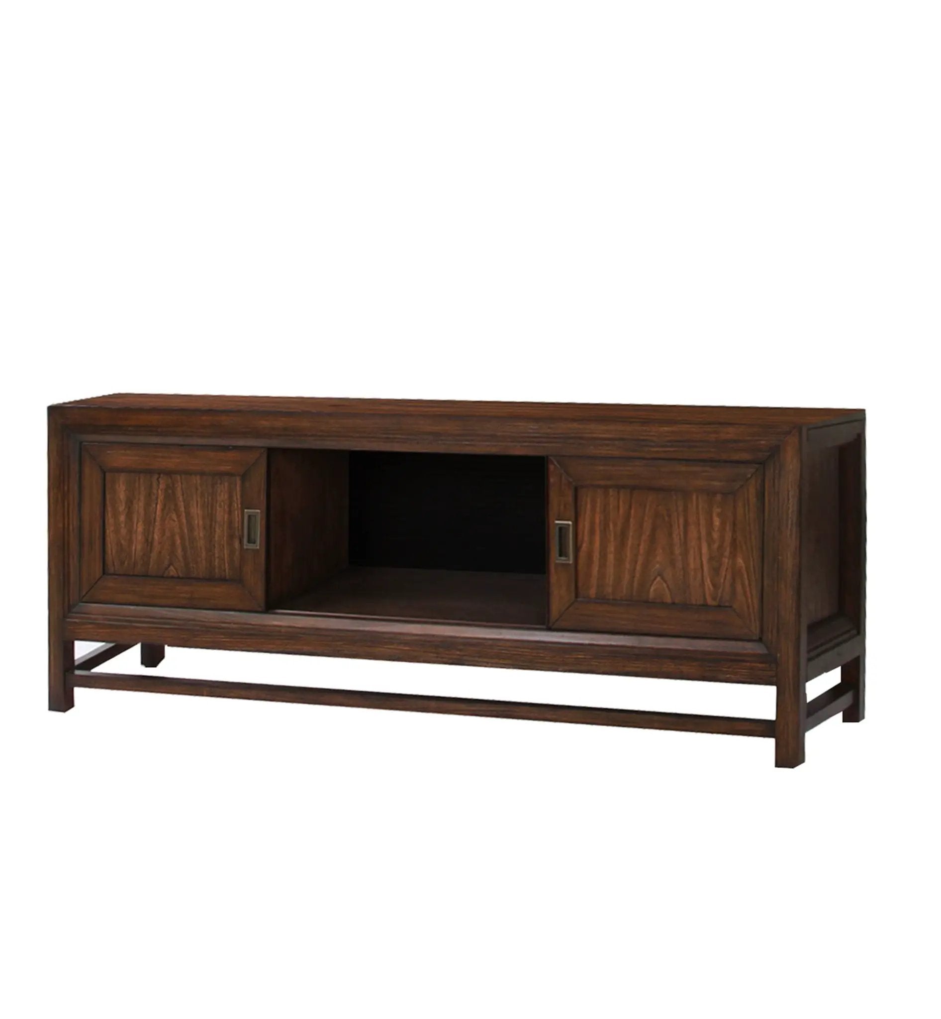 TV Stand Console, For TVs Up To 85", 2 Tone - Brown by HouseOfZazla