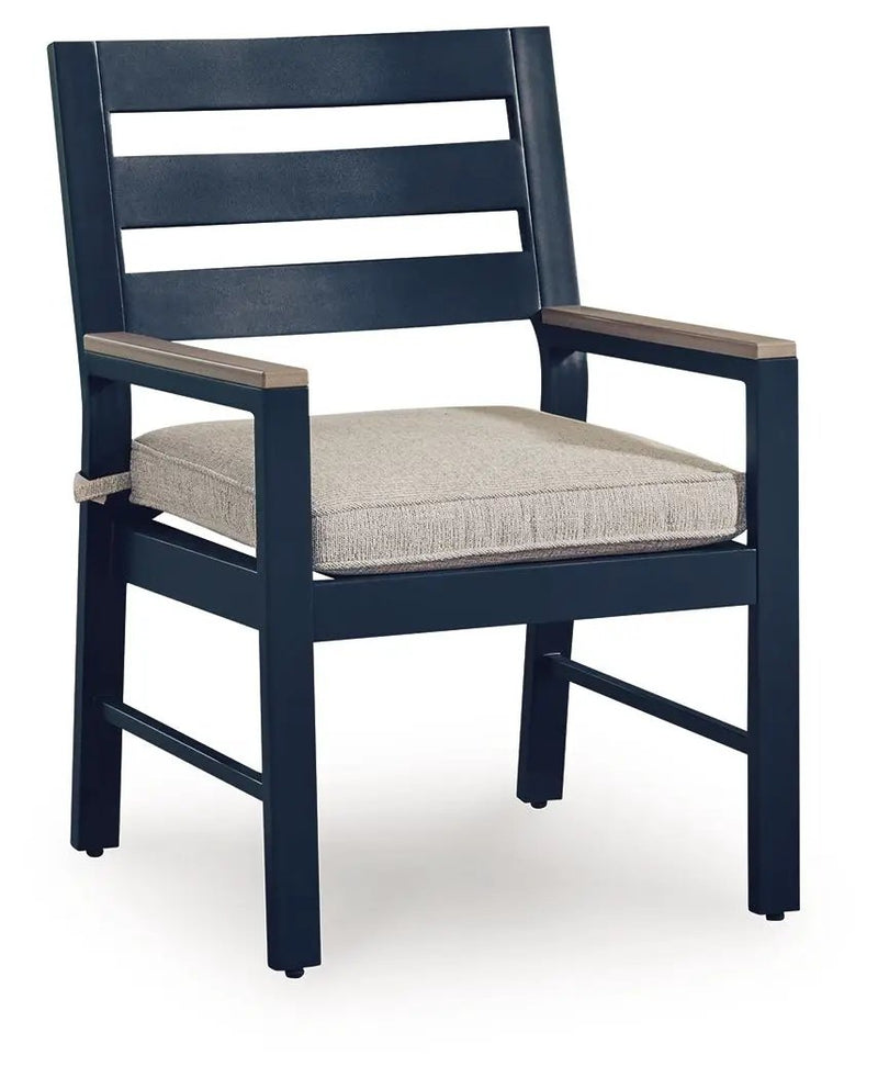 East Beach - Arm Chair With Cushion (Set of 2) - Blue by Unique Piece Furniture