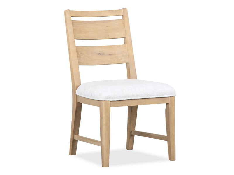 Somerset - Dining Side Chair With Upholstered Seat (Set of 2) - Butternut and Omari Natural by Unique Piece Furniture
