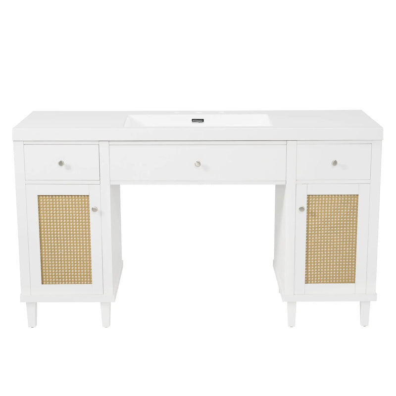 Bathroom Vanity With Sink, Spacious Storage Cabinet by HouseOfZazla