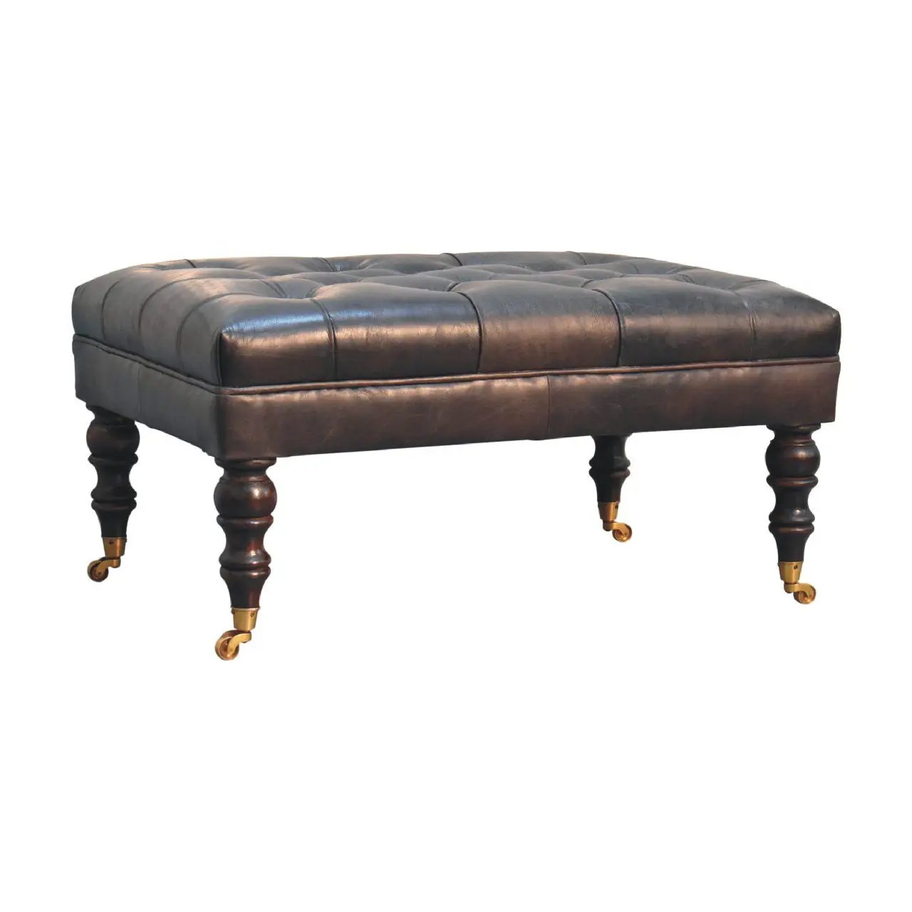 Buffalo - Ottoman With Castor Legs by Unique Piece Furniture