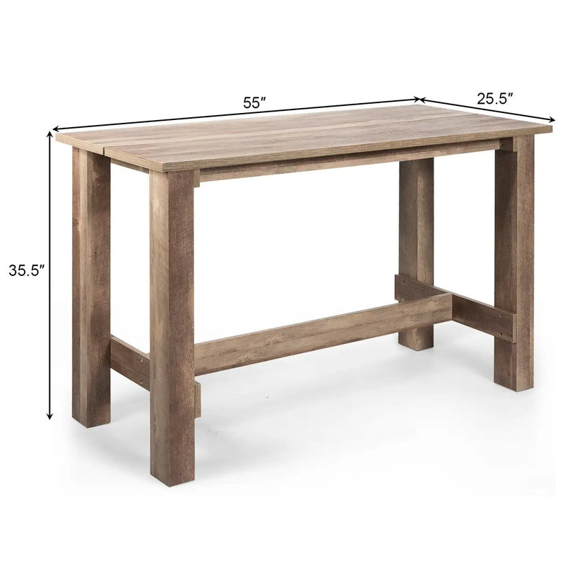 Multifunctional Counter Height Dining Table for Dining Room and Kitchen by DirectDeals