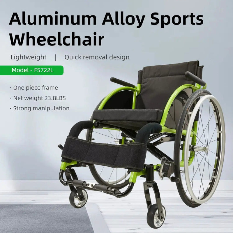 Premium Lightweight Foldable Sport Wheelchair by HouseOfZazla