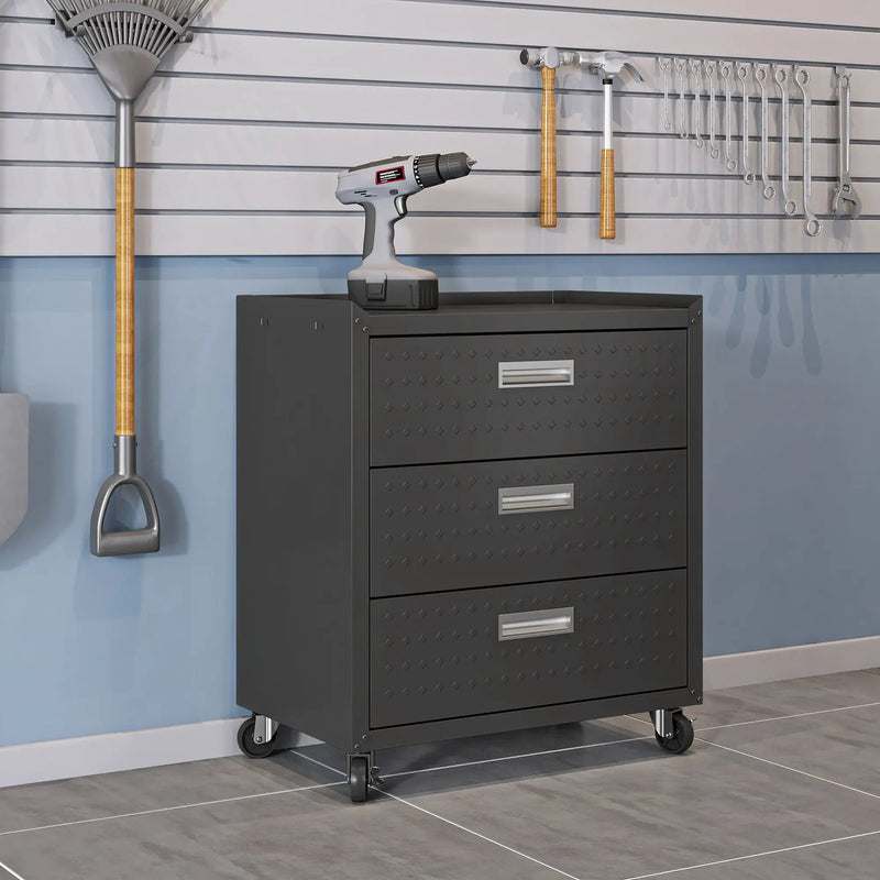 Fortress -3 Drawer Rolling Garage Cabinet by HouseOfZazla