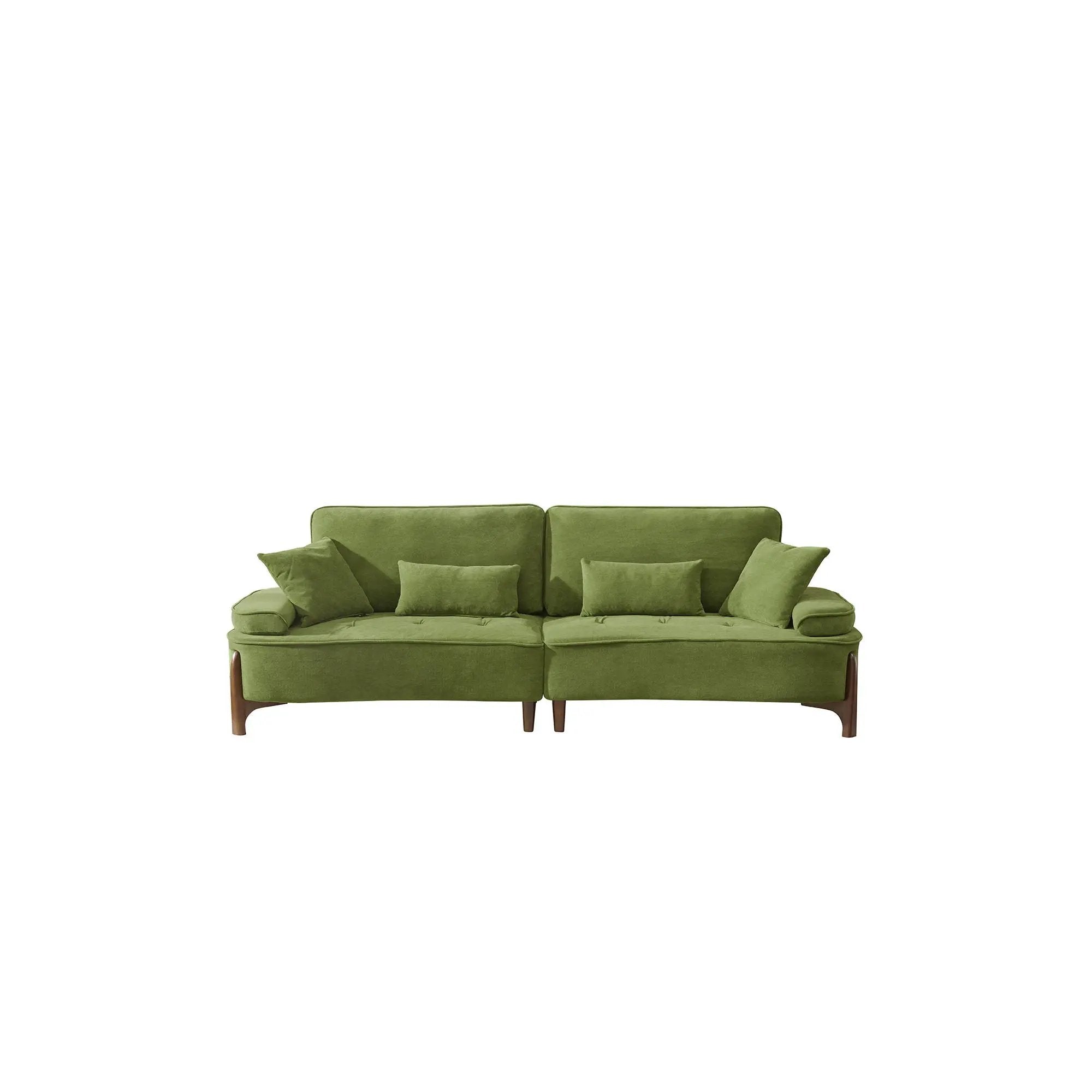 Comfortable Deep Seated Sofa With Pillows by Unique Piece Furniture