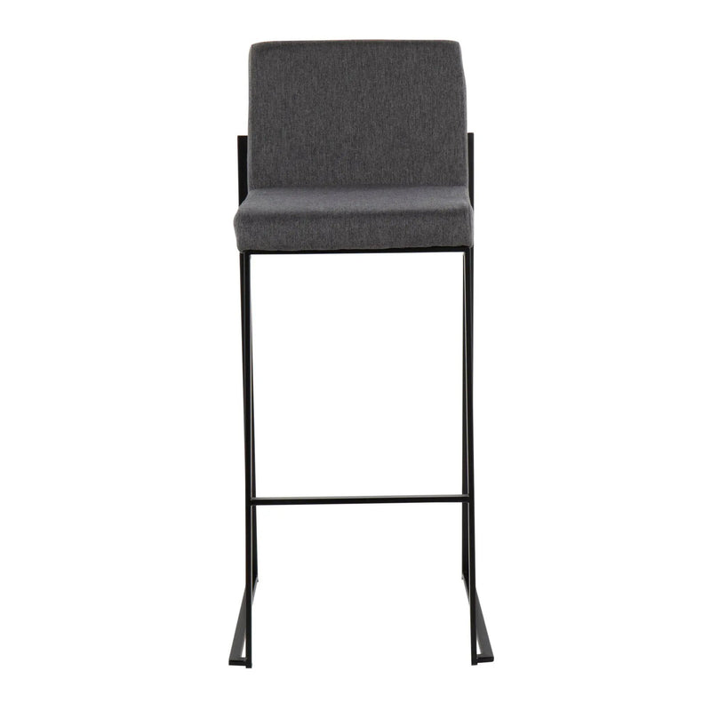 Fuji - Contemporary High Back Barstool Elegant Design by HouseOfZazla