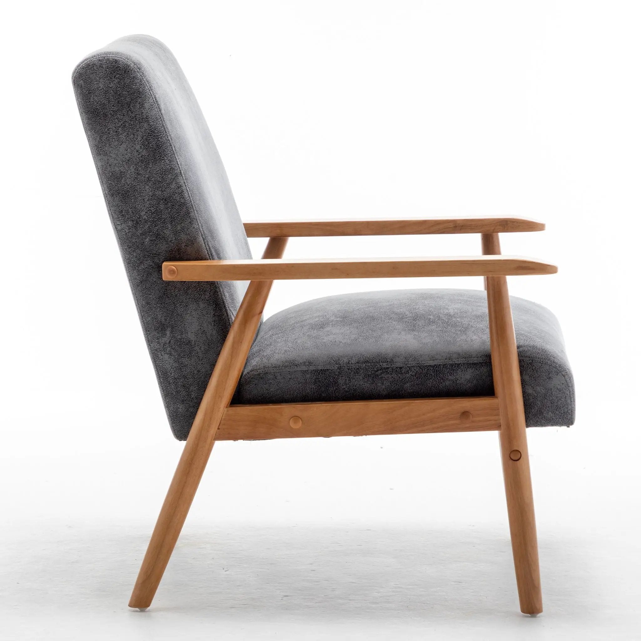 Wide Classic Mid-Century Modern Arm Chair by HouseOfZazla