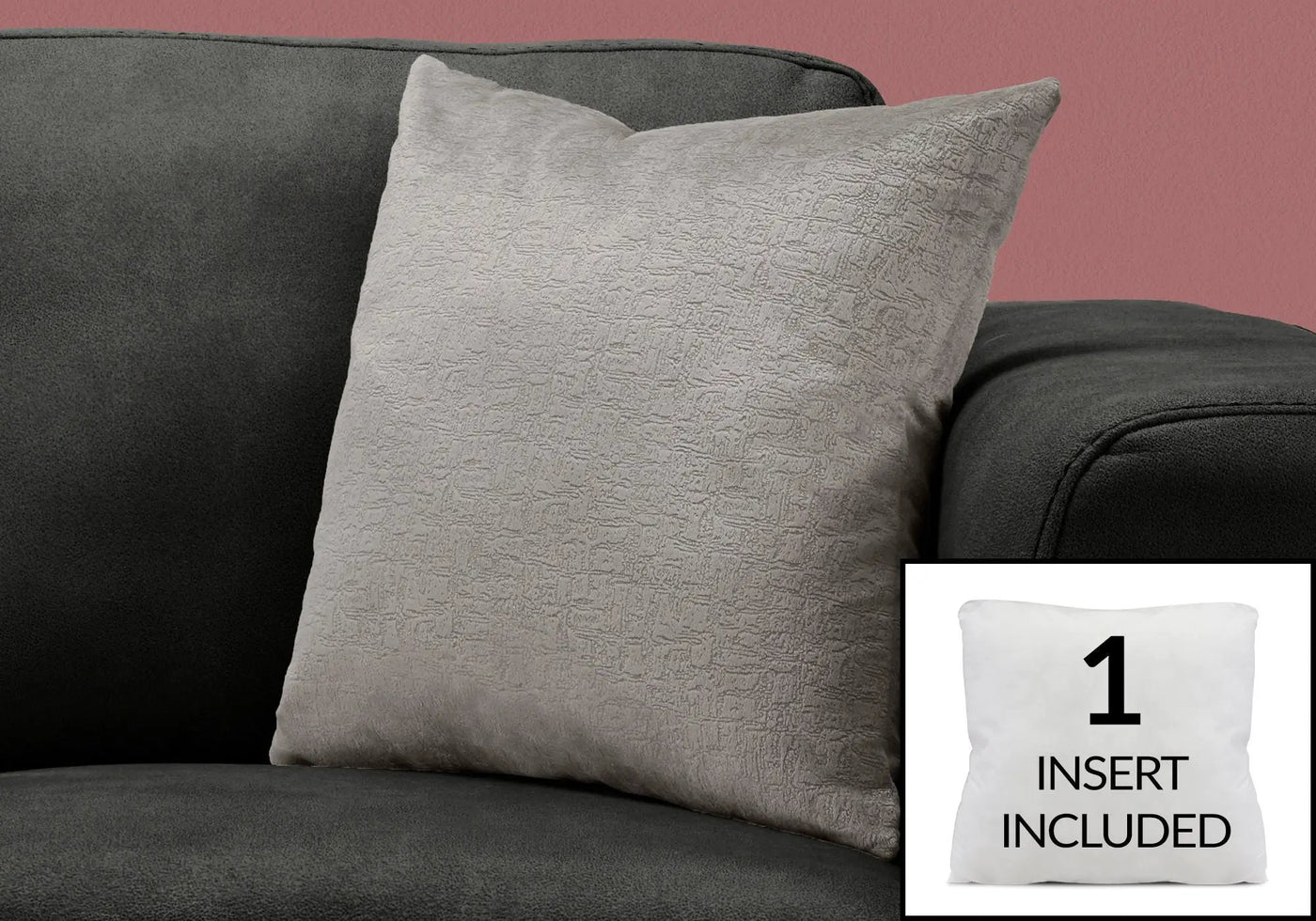 Pillow Square, Insert Included, Decorative Throw, Hypoallergenic by Unique Piece Furniture