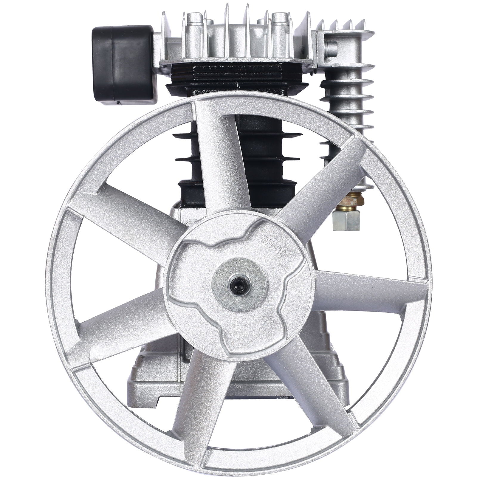 Piston 2Hp Air Compressor Head Pump 115Psi 1.5Kw - Silver by HouseOfZazla