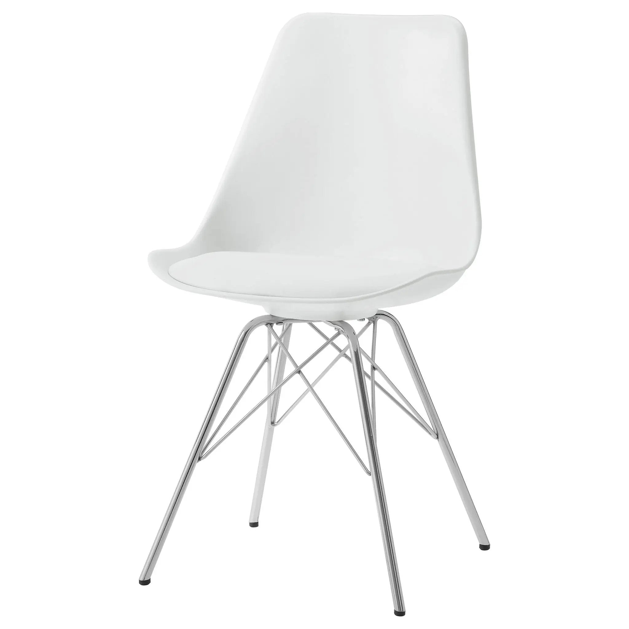 Juniper Polypropylene Dining Side Chair White (Set of 2) by Unique Piece Furniture
