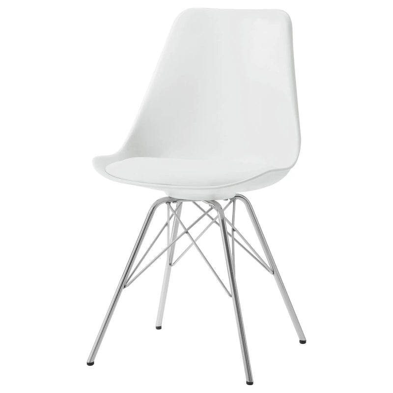 Juniper Polypropylene Dining Side Chair White (Set of 2) by Unique Piece Furniture
