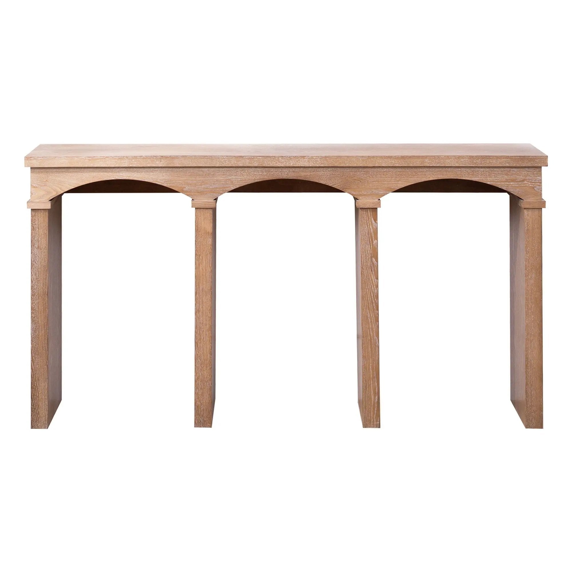 Archway Console Table - Antique Natural / Light Natural / Natural by Unique Piece Furniture