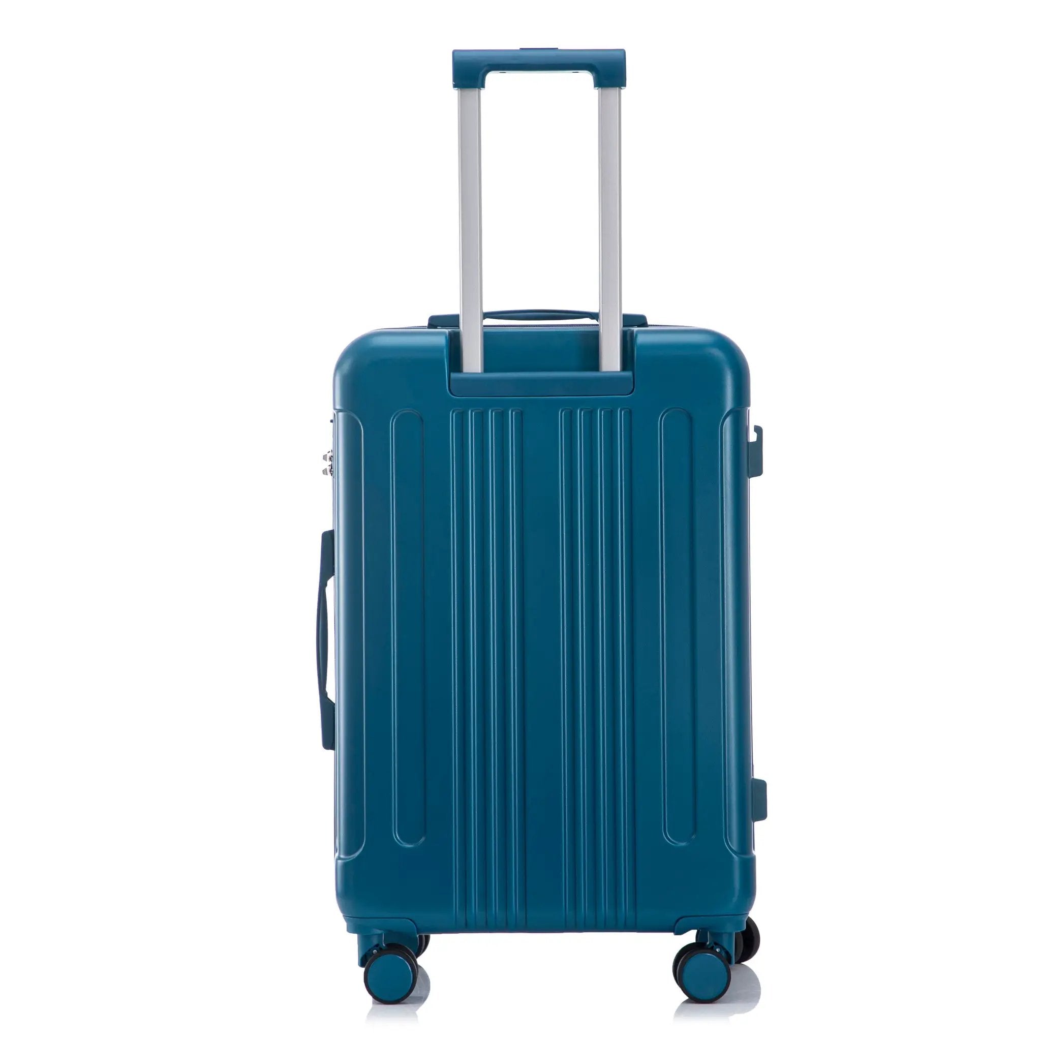 3-Piece ABS Spinner Wheel Luggage Set 20"/24"/28" Dark Blue by HouseOfZazla