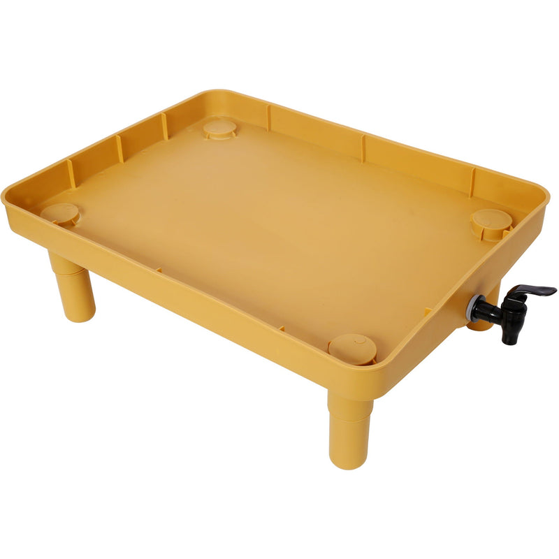 Durable 3 Tray Worm Farm Kit For Efficient Vermicomposting, 65L Capacity - Yellow / Black by HouseOfZazla