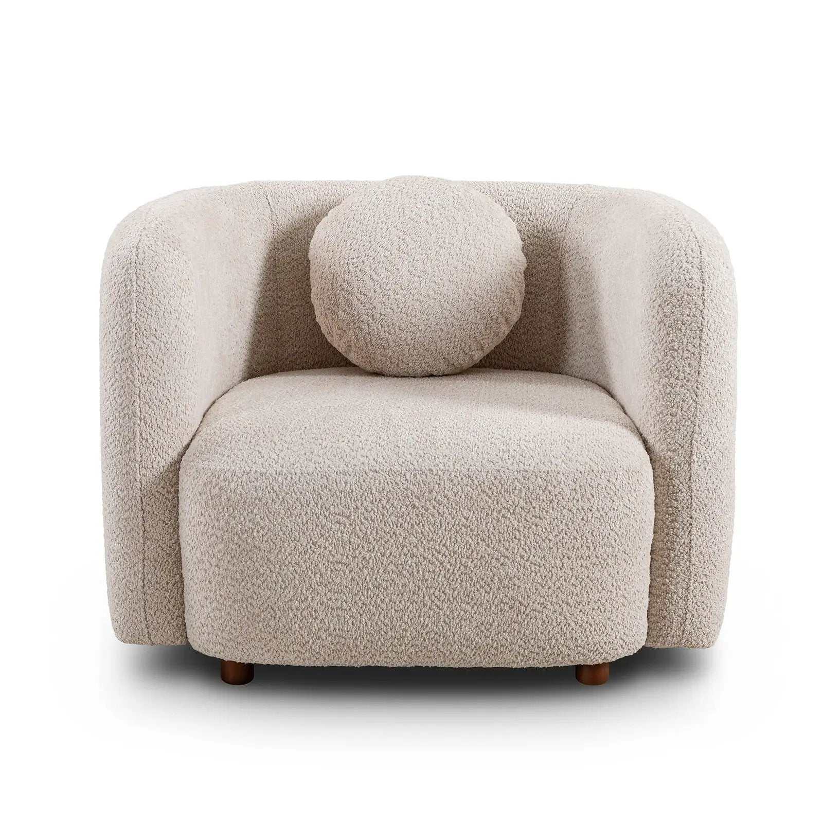 Japandi Style Accent Square Chair by Unique Piece Furniture