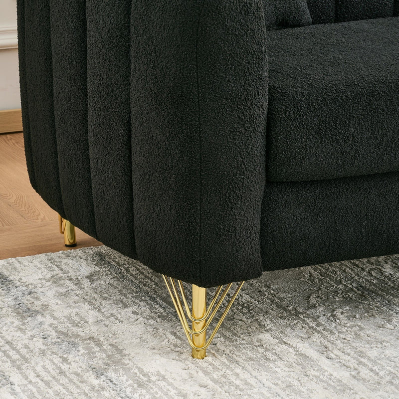 Tufted Oversized Sofa For Living Spaces