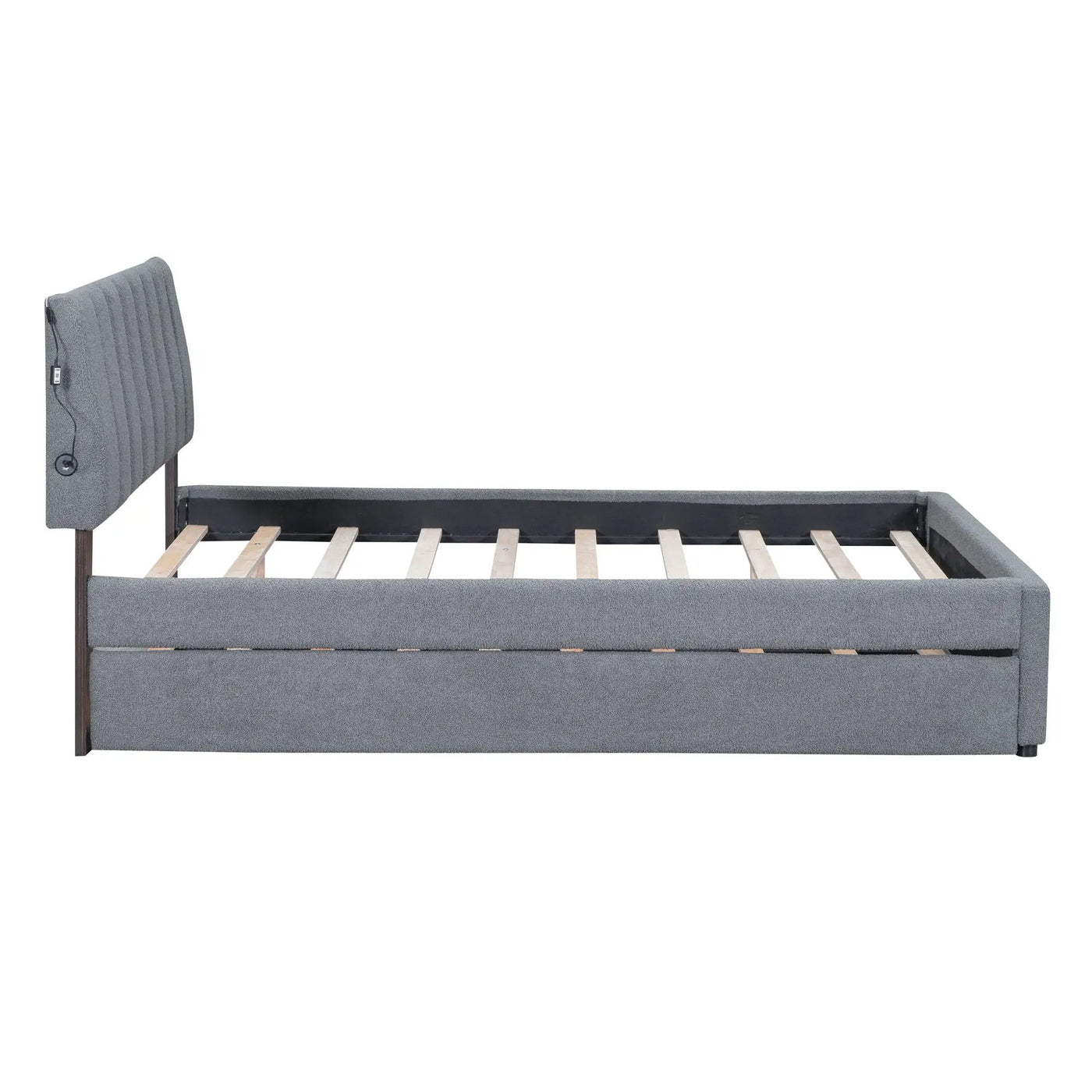 Upholstered Platform Bed With Trundle by Unique Piece Furniture