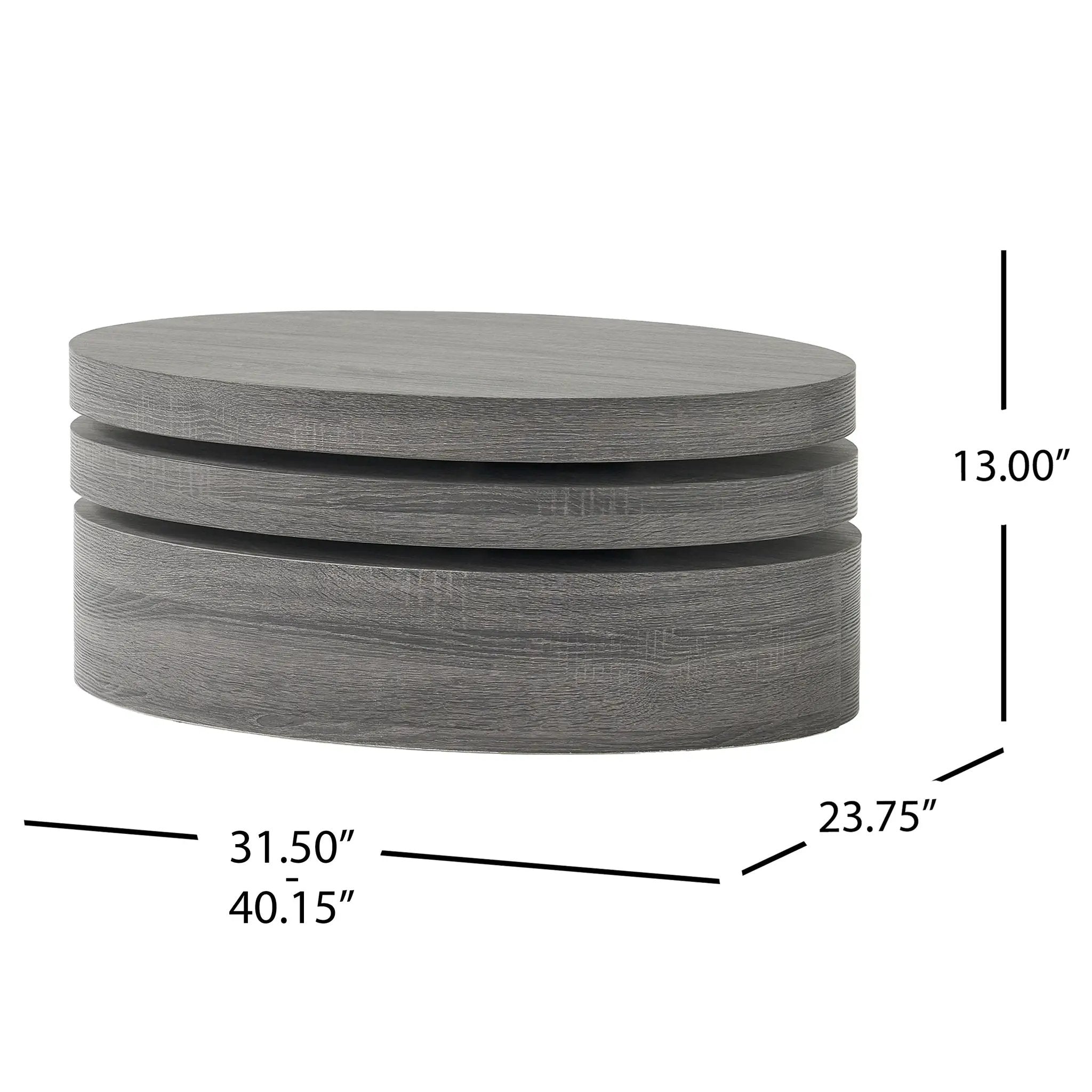 Modernesque Rotating Coffee Table by HouseOfZazla