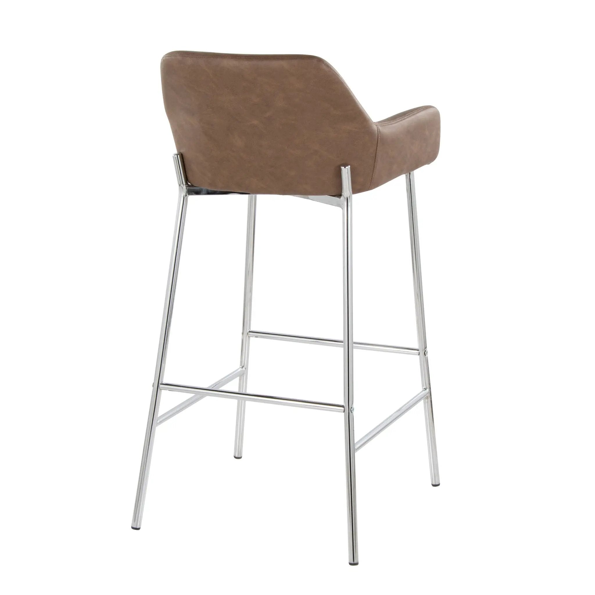 Daniella - Contemporary Fixed Height Barstool (Set of 2) by HouseOfZazla