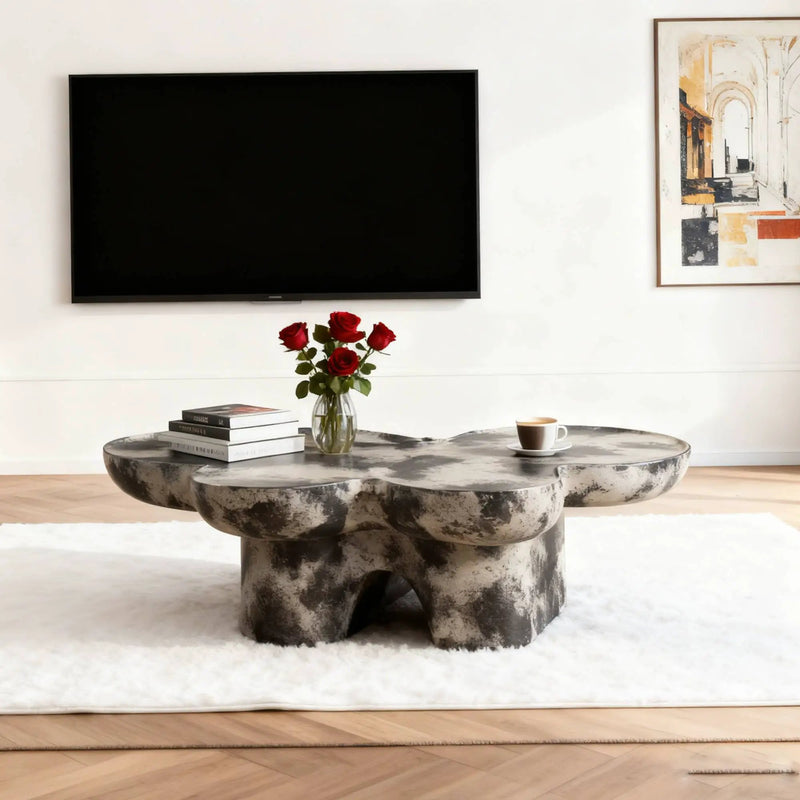 Butterfly Design Style Coffee Table – Imitation by HouseOfZazla
