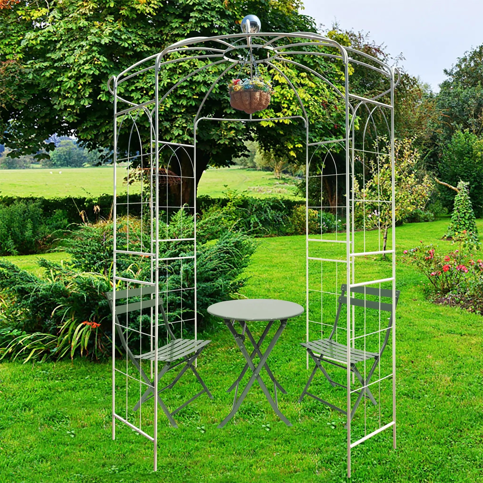 Metal Garden Arch by HouseOfZazla