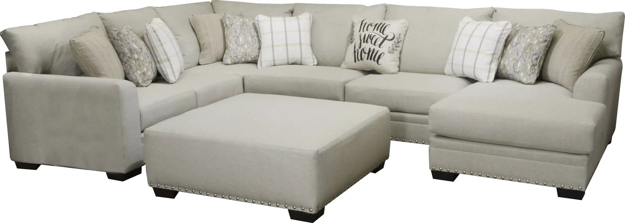 Middleton Modular Sectional - Cocktail Ottoman - Cement by Unique Piece Furniture