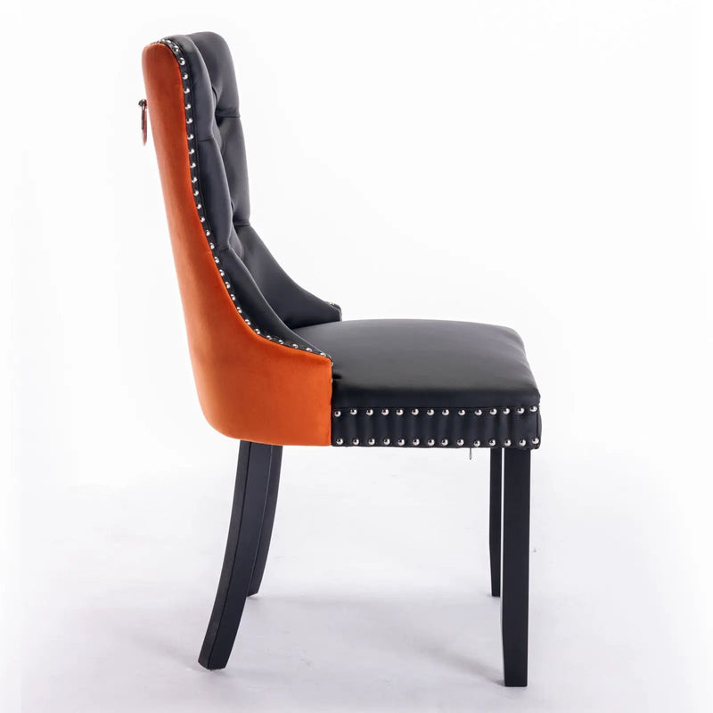 Nikki - Modern Upholstered Dining Chair (Set of 2) by HouseOfZazla