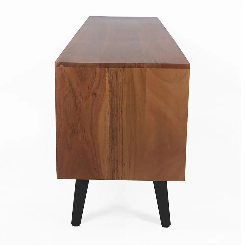 Asther - Acacia Wood TV Cabinet - Natural Wood / Brown by Unique Piece Furniture