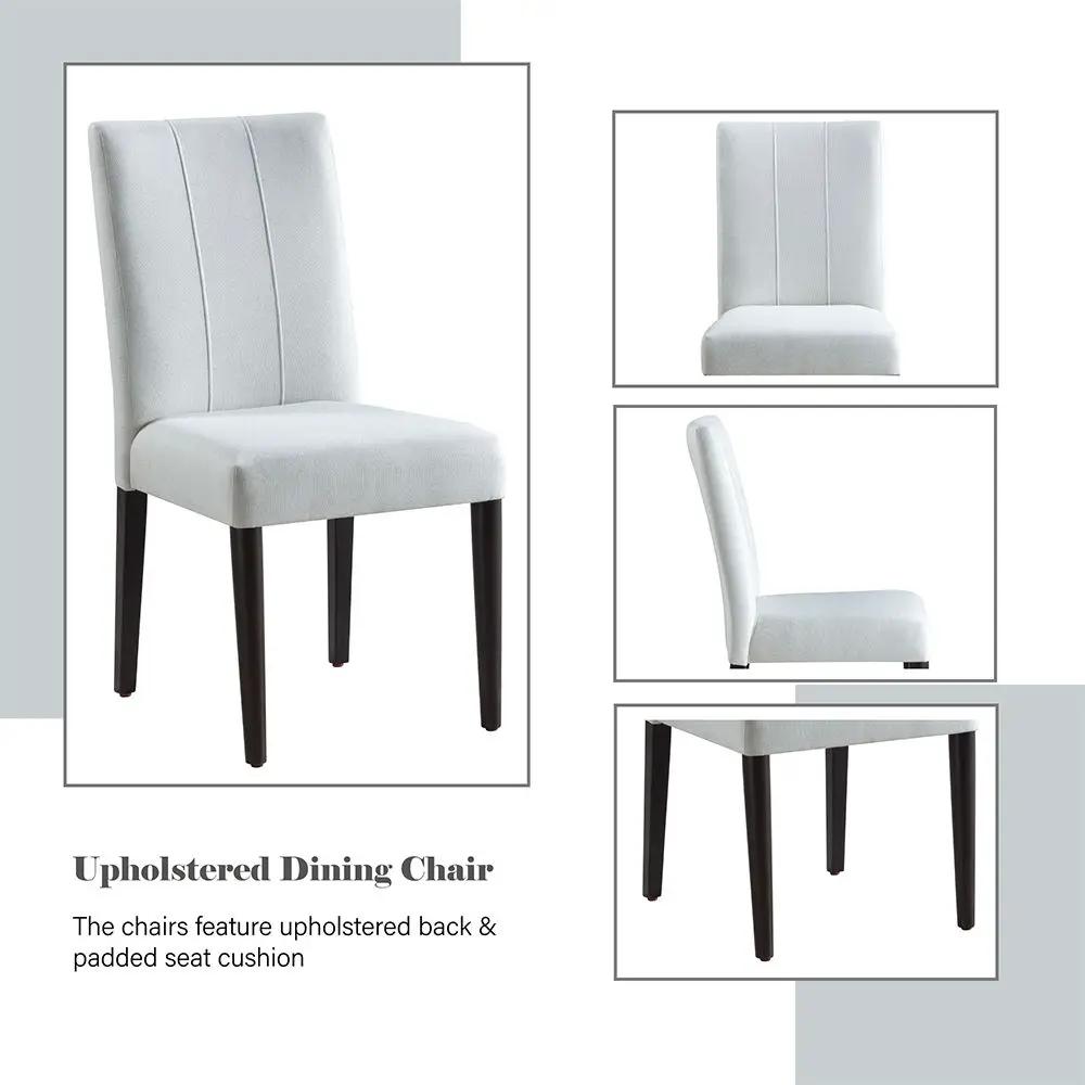 Carena - Side Chair (Set of 2) - White & Brown by Unique Piece Furniture