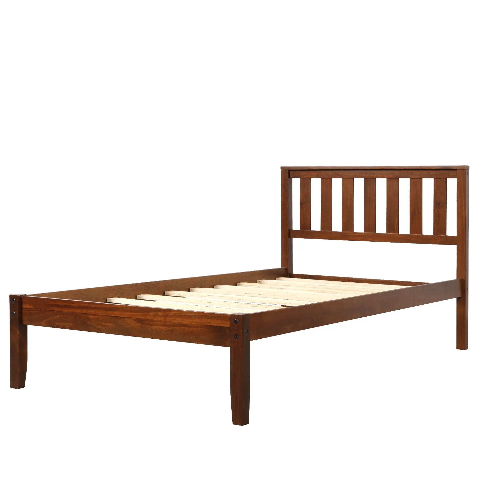 Platform Bed With Headboard, Footboard, Slat Support by Unique Piece Furniture