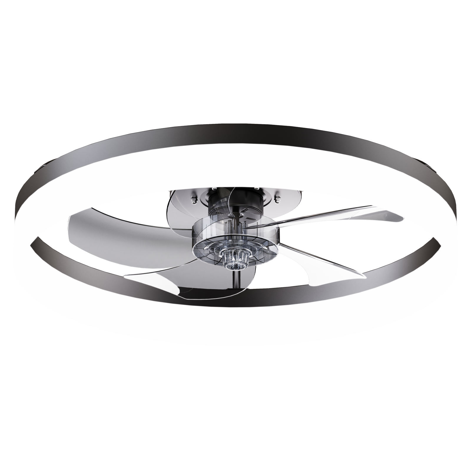 19.7" LED Ceiling Fan Light with Remote & App Control by HouseOfZazla