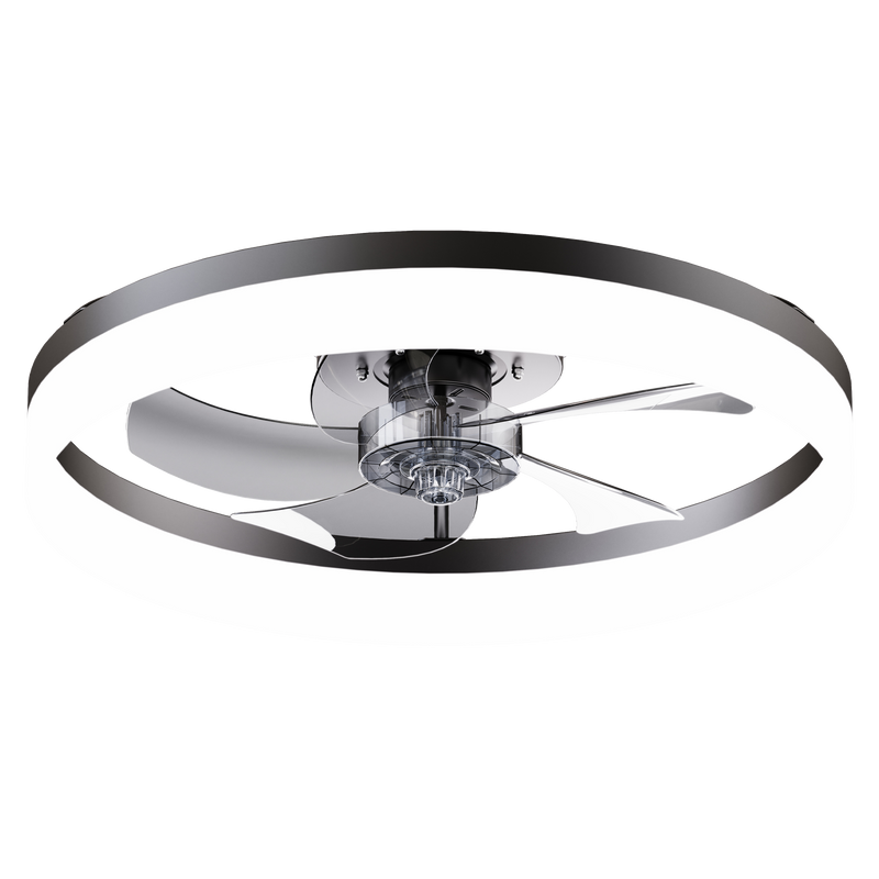 19.7" LED Ceiling Fan Light with Remote & App Control by HouseOfZazla