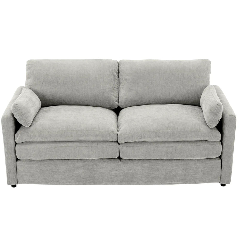 Cozy Upholstered Cushion Loveseat Sofa For Living Room by HouseOfZazla