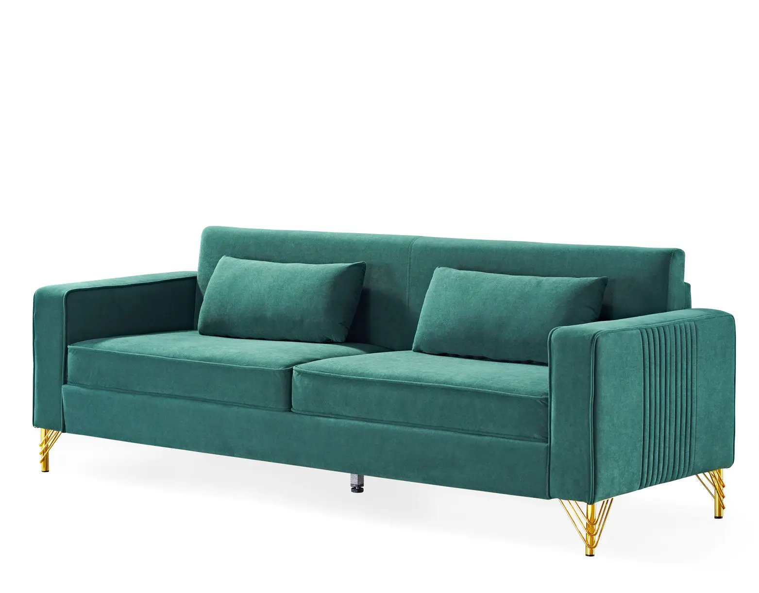 Aesthetic 3 Seater Couch With Classic Modern Appeal And Luxurious Soft Comfort by HouseOfZazla