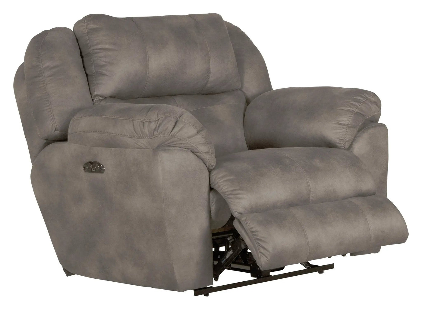 Ferrington - Power Lay Flat Recliner with Power Adjustable Headrest by Unique Piece Furniture
