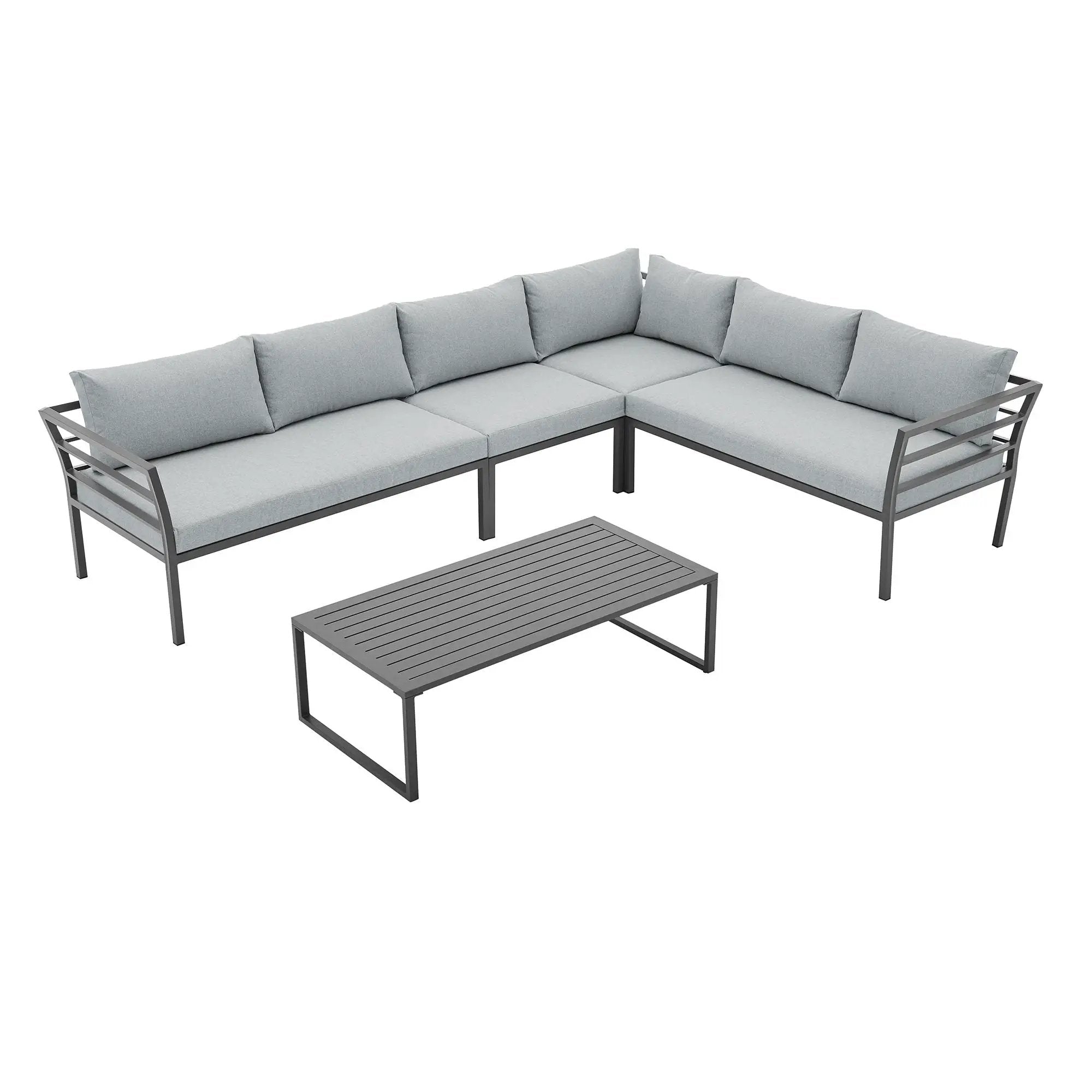 Sunnyside - 5 Piece Outdoor Conversation Set by HouseOfZazla