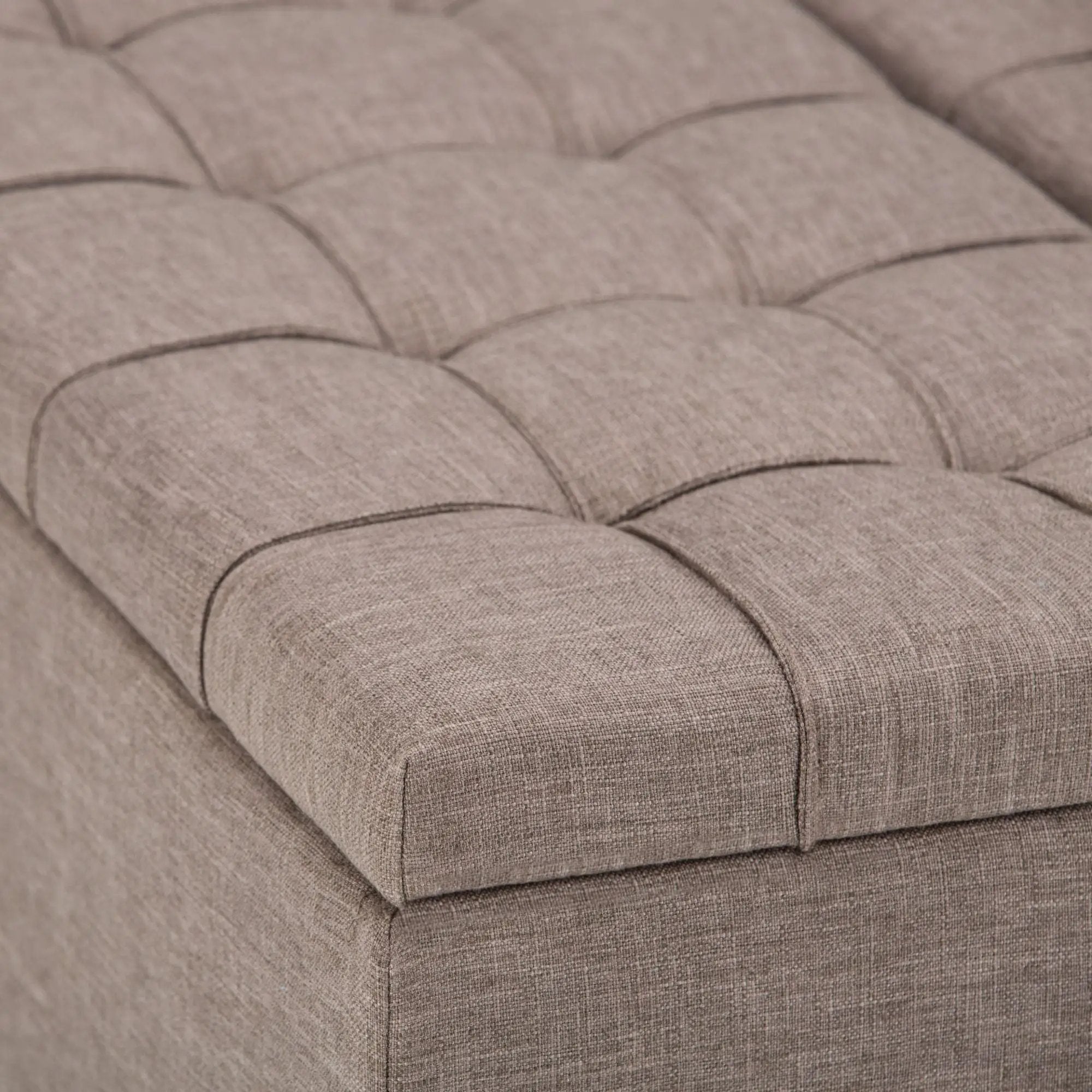 Harrison - Upholstered Coffee Table Storage Ottoman by Unique Piece Furniture