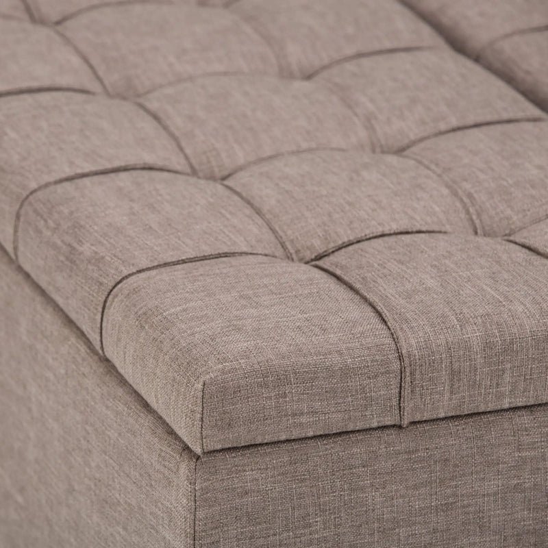 Harrison - Upholstered Coffee Table Storage Ottoman by Unique Piece Furniture