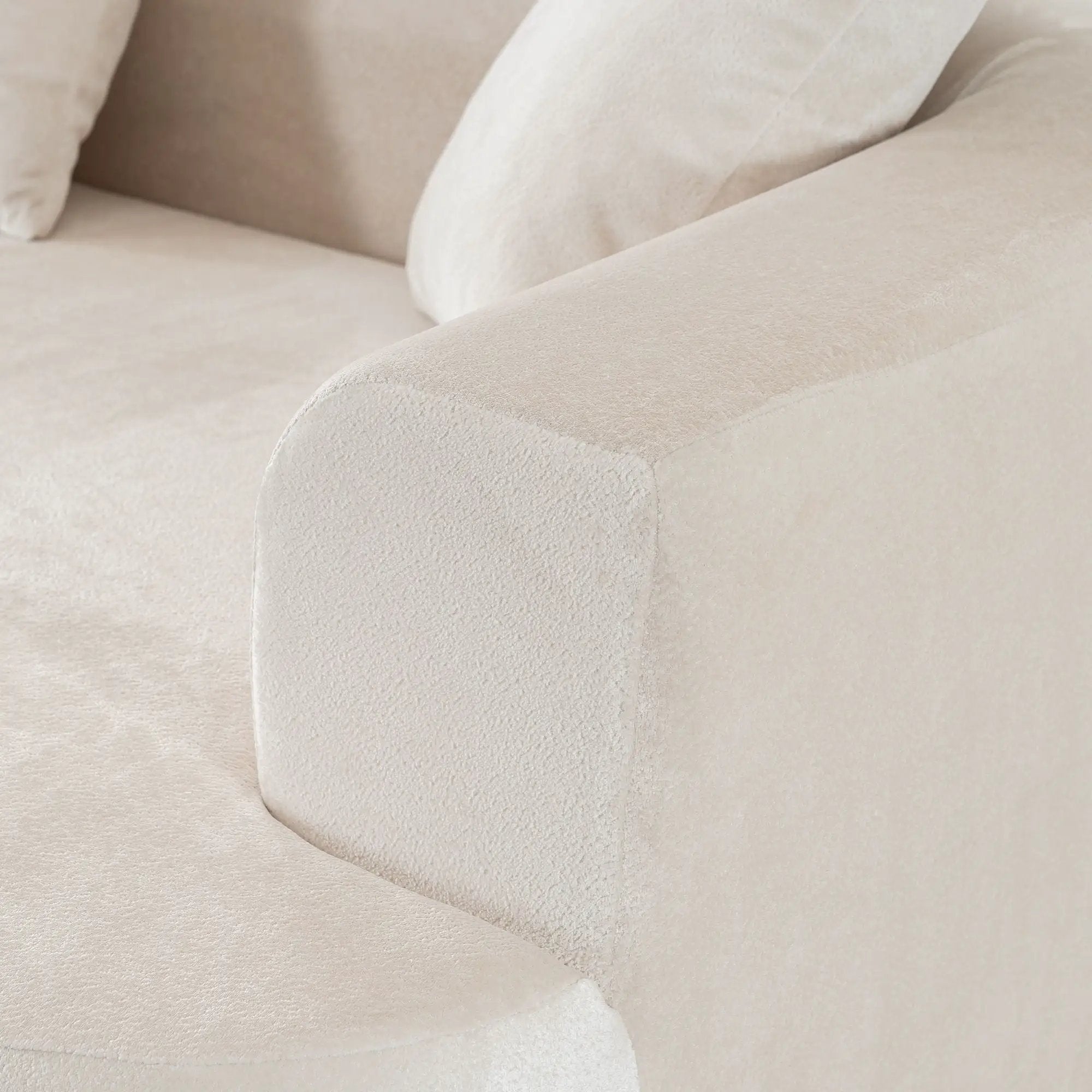 Modular Sectional Sofa With L Shape Chaise With Deep Seat by HouseOfZazla