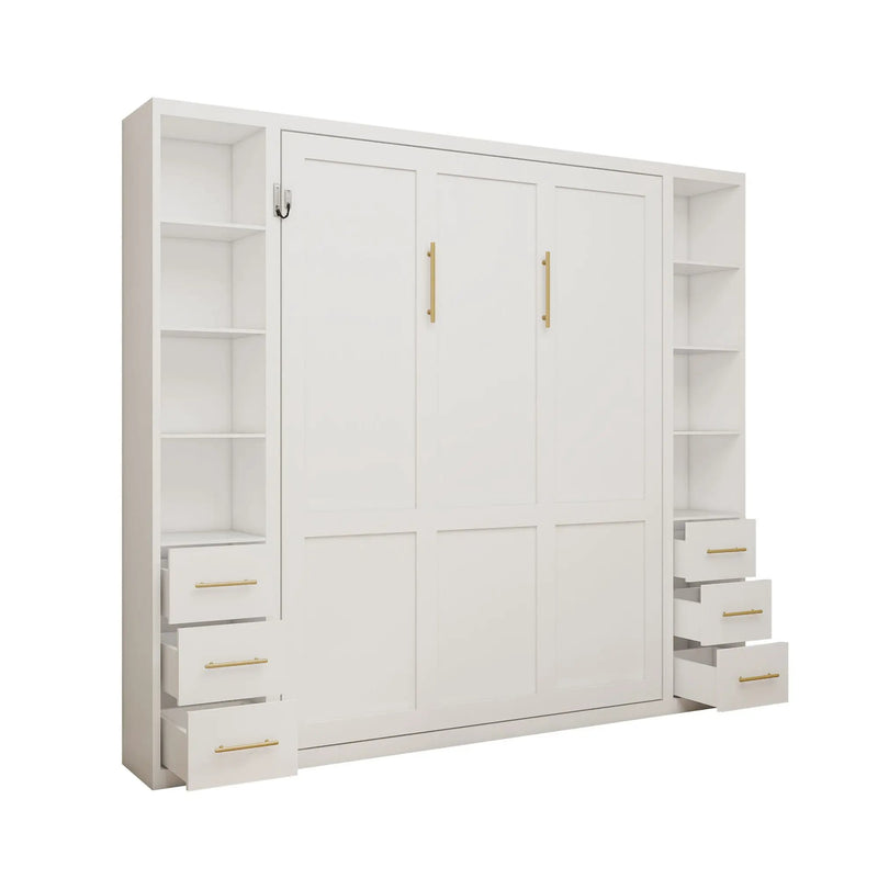 Folding Vertical Murphy Wall Bed by HouseOfZazla