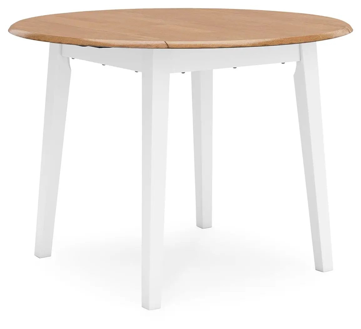 Gesthaven - Round Dining Room Drop Leaf Table Set by Unique Piece Furniture