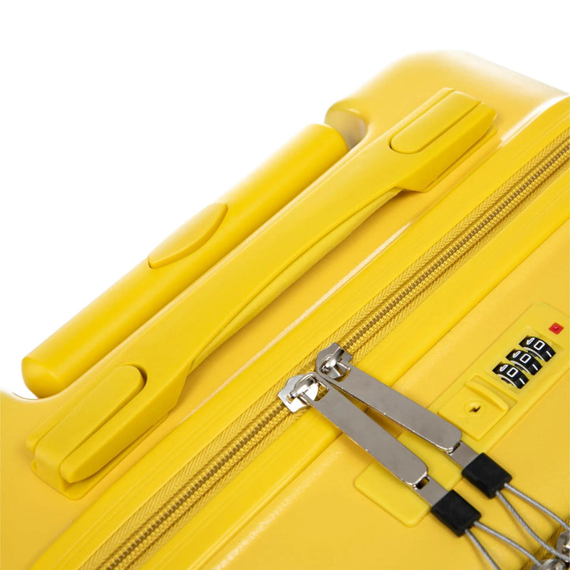 14'/20' 2-Piece ABS Spinner Wheel Luggage Set with Combination Lock by HouseOfZazla