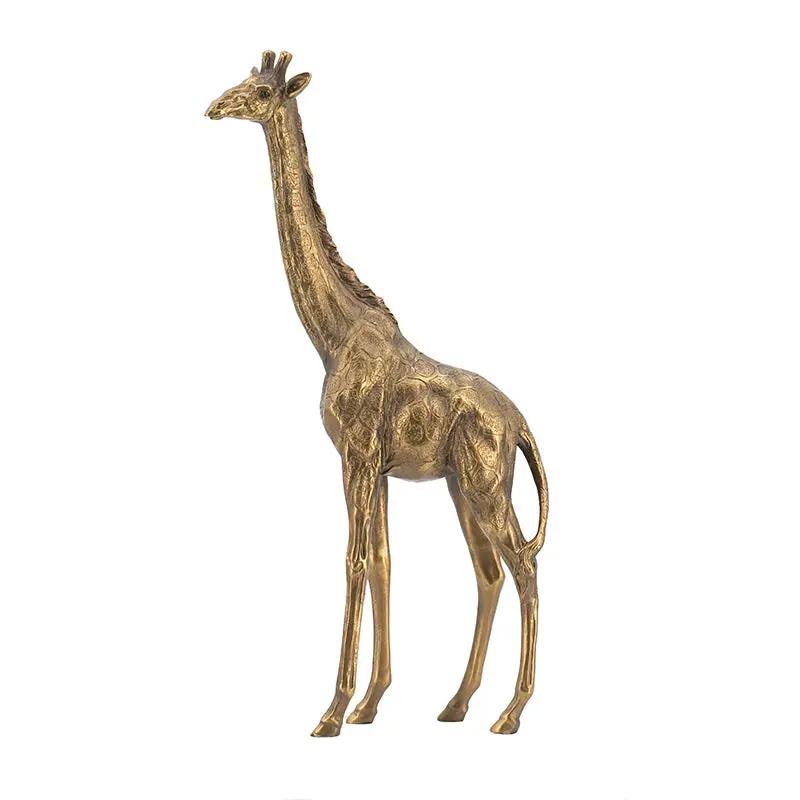8.3x2.8x15.9" Giraffe Statuette, Animal Statue Decor by HouseOfZazla
