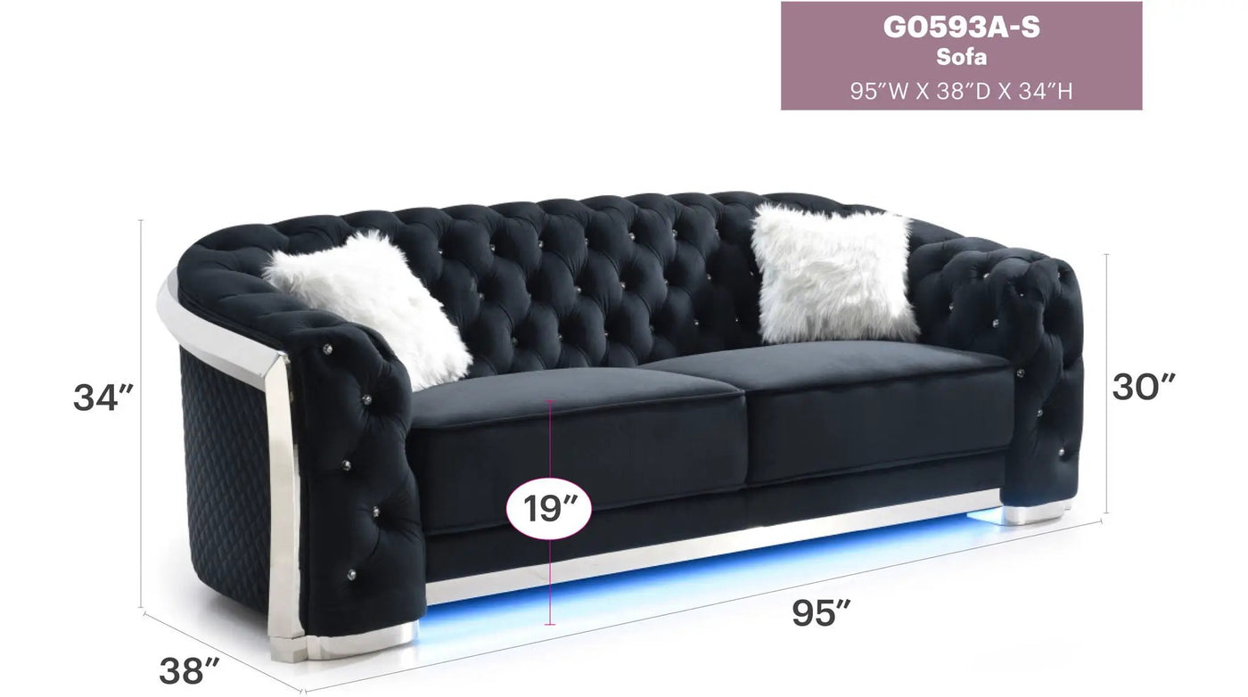 Sapphire - Sofa by Unique Piece Furniture
