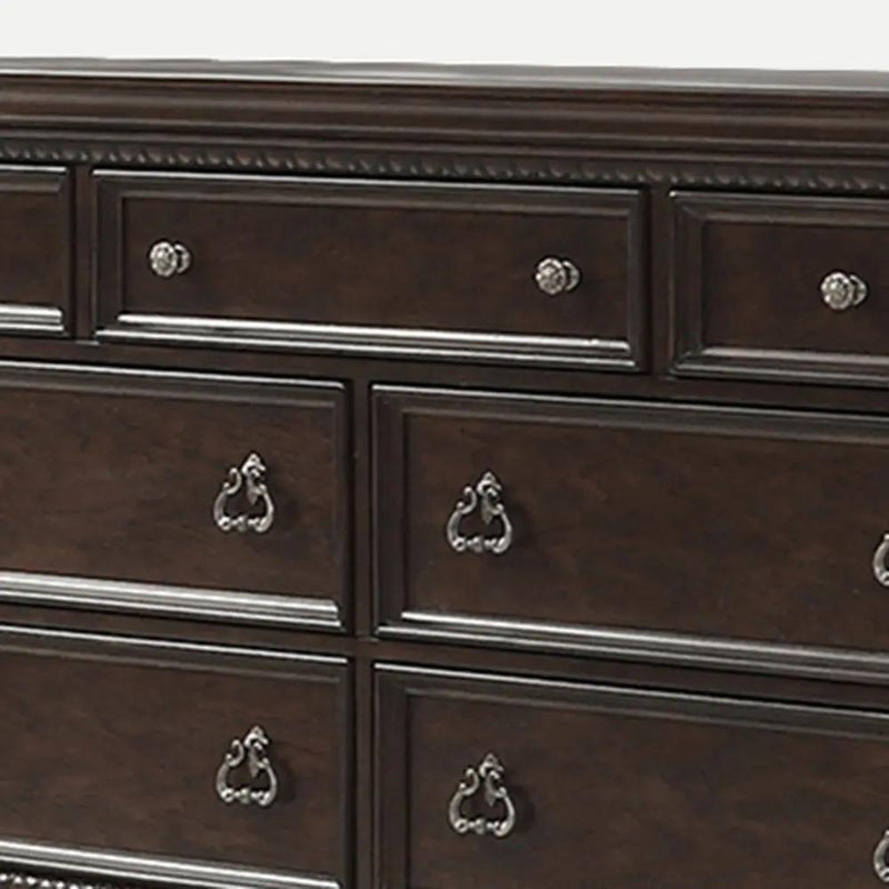 7 Drawer Dresser - Mahogany by HouseOfZazla