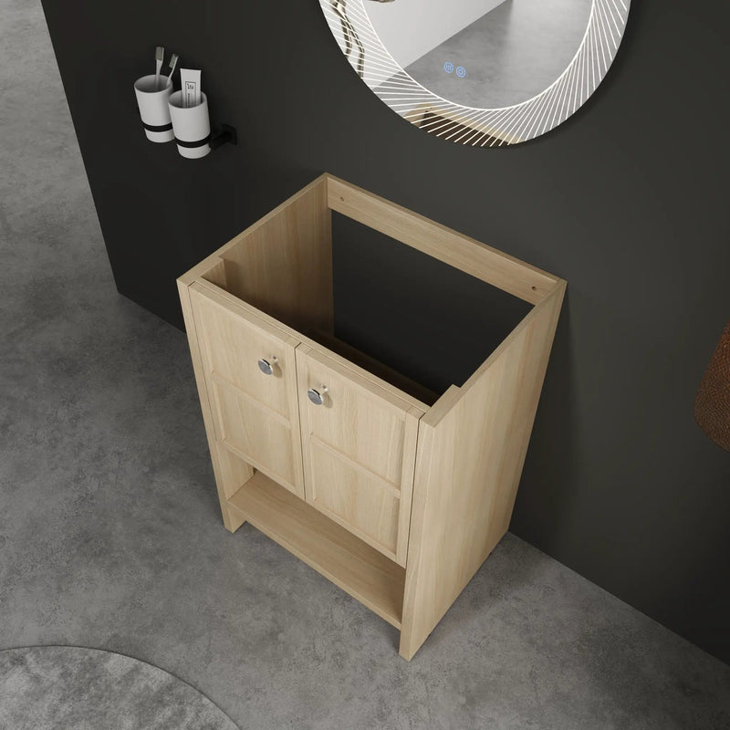 Modern Freestanding Bathroom Vanity With 2 Soft Closing Doors by Unique Piece Furniture