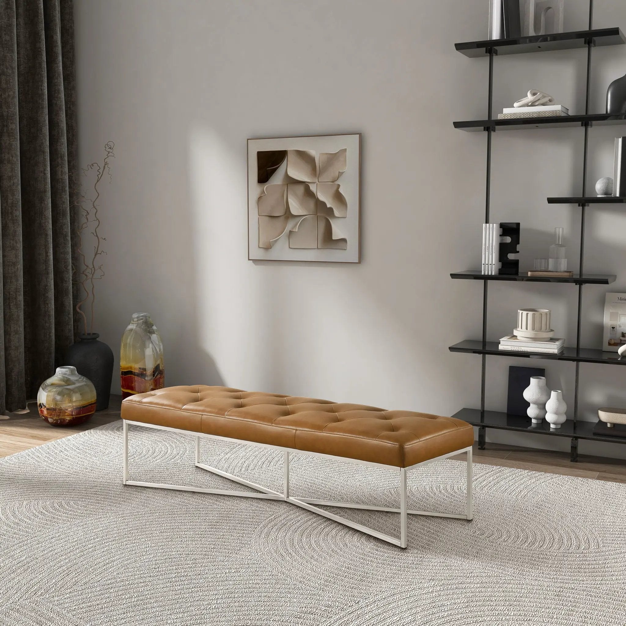 Harper - Bench - Tan by HouseOfZazla