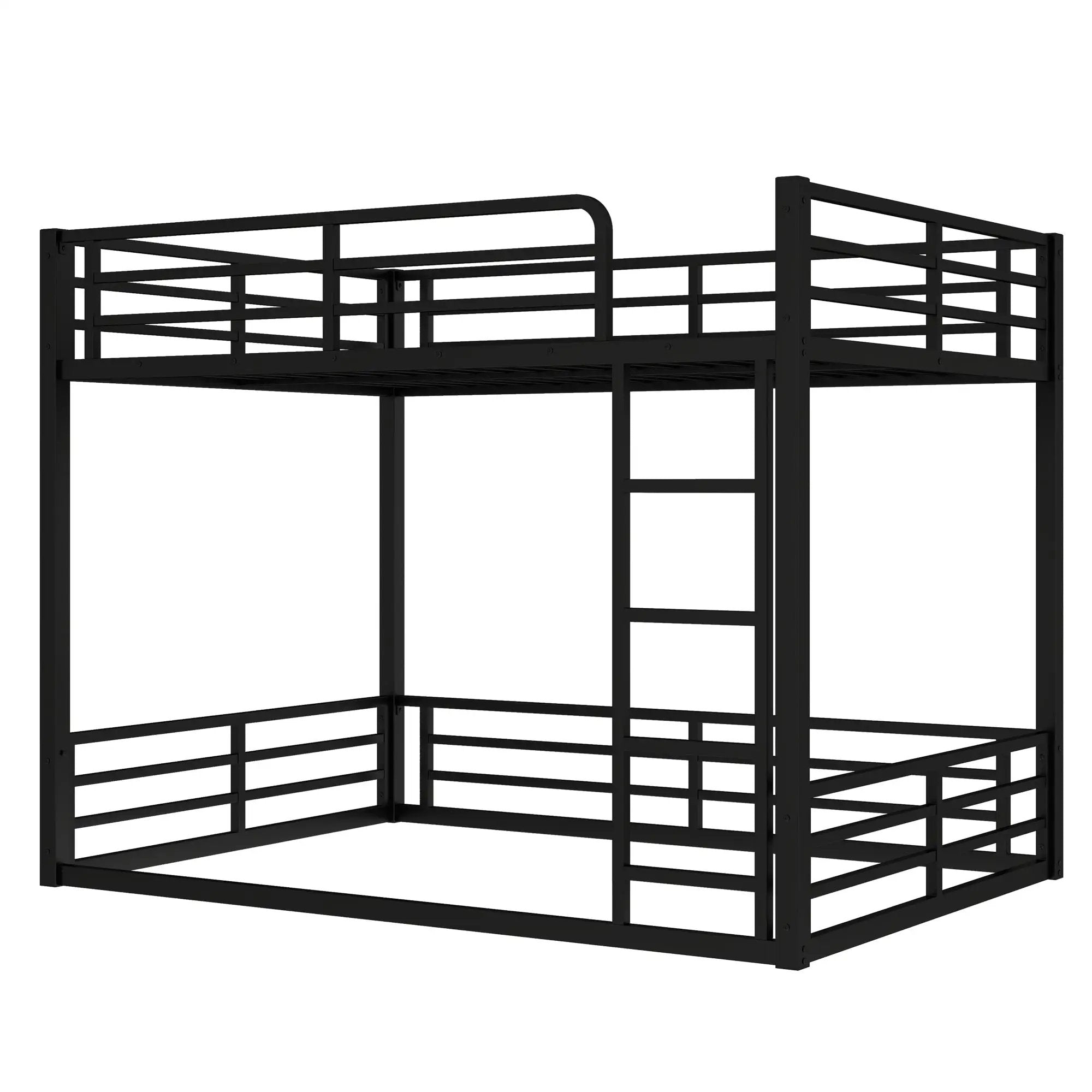 Metal Bunk Bed, Full XL Over Full XL Frame by HouseOfZazla