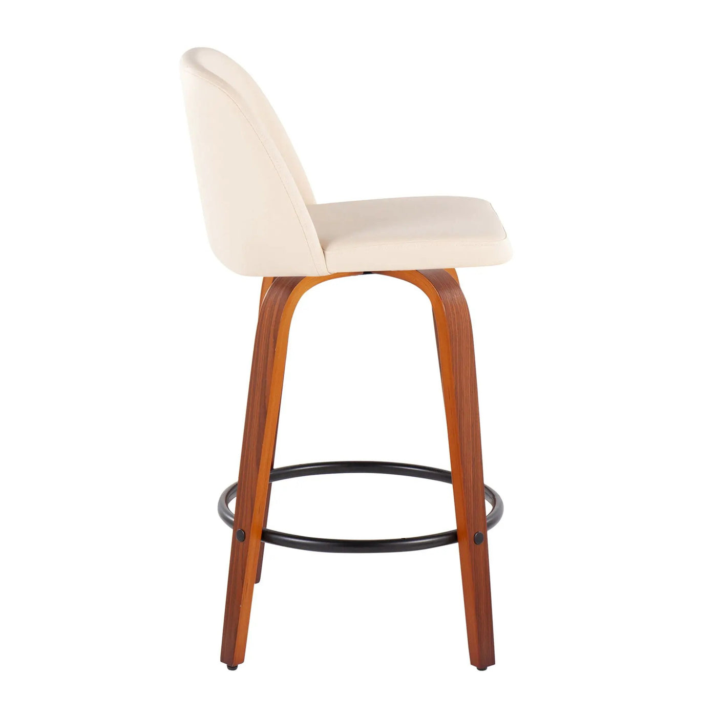Toriano - Mid Century Modern, Counter Stool (Set of 2) by HouseOfZazla